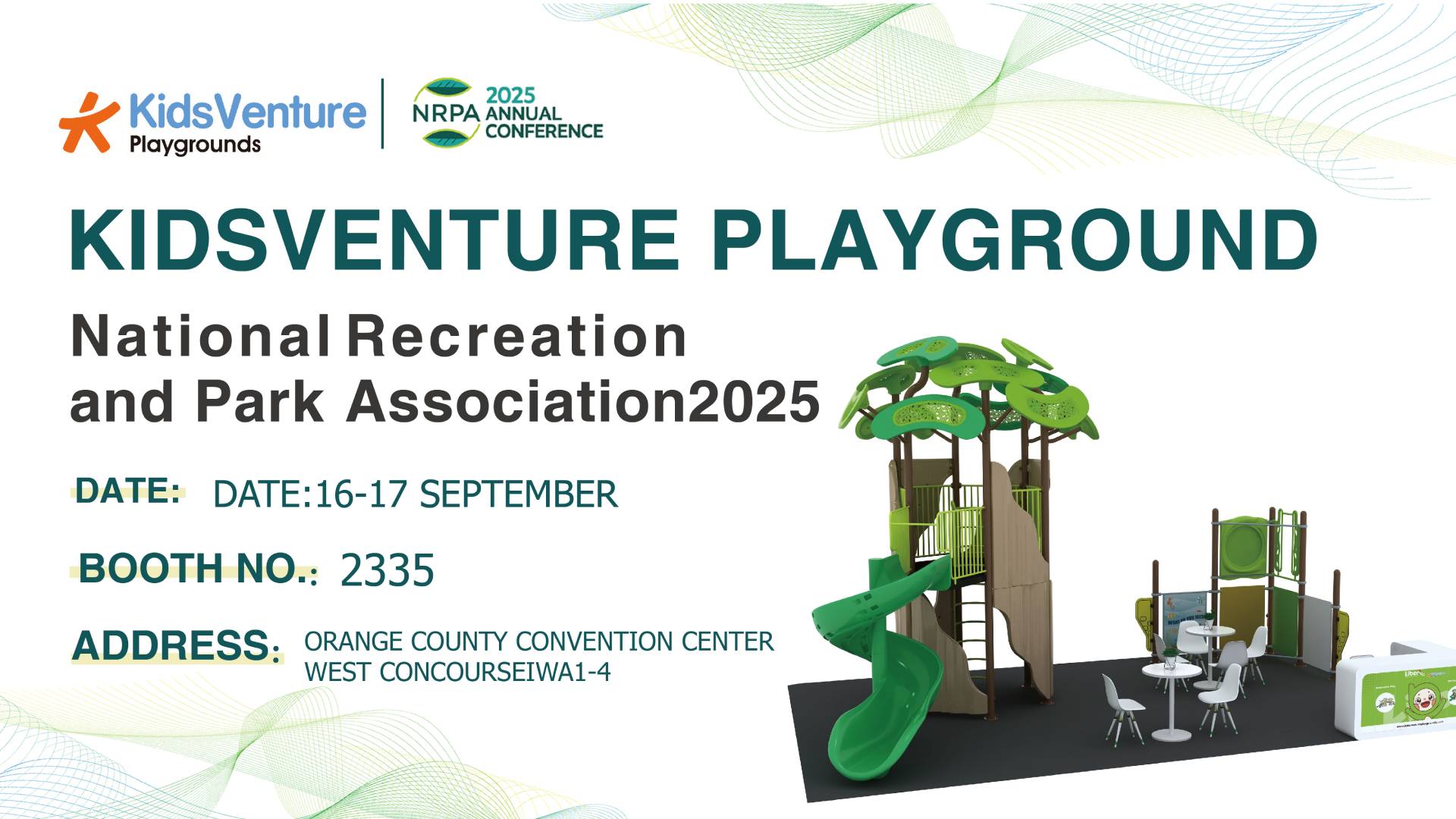 Kidsventure Playgrounds NRPA 2025 Show in Orlando